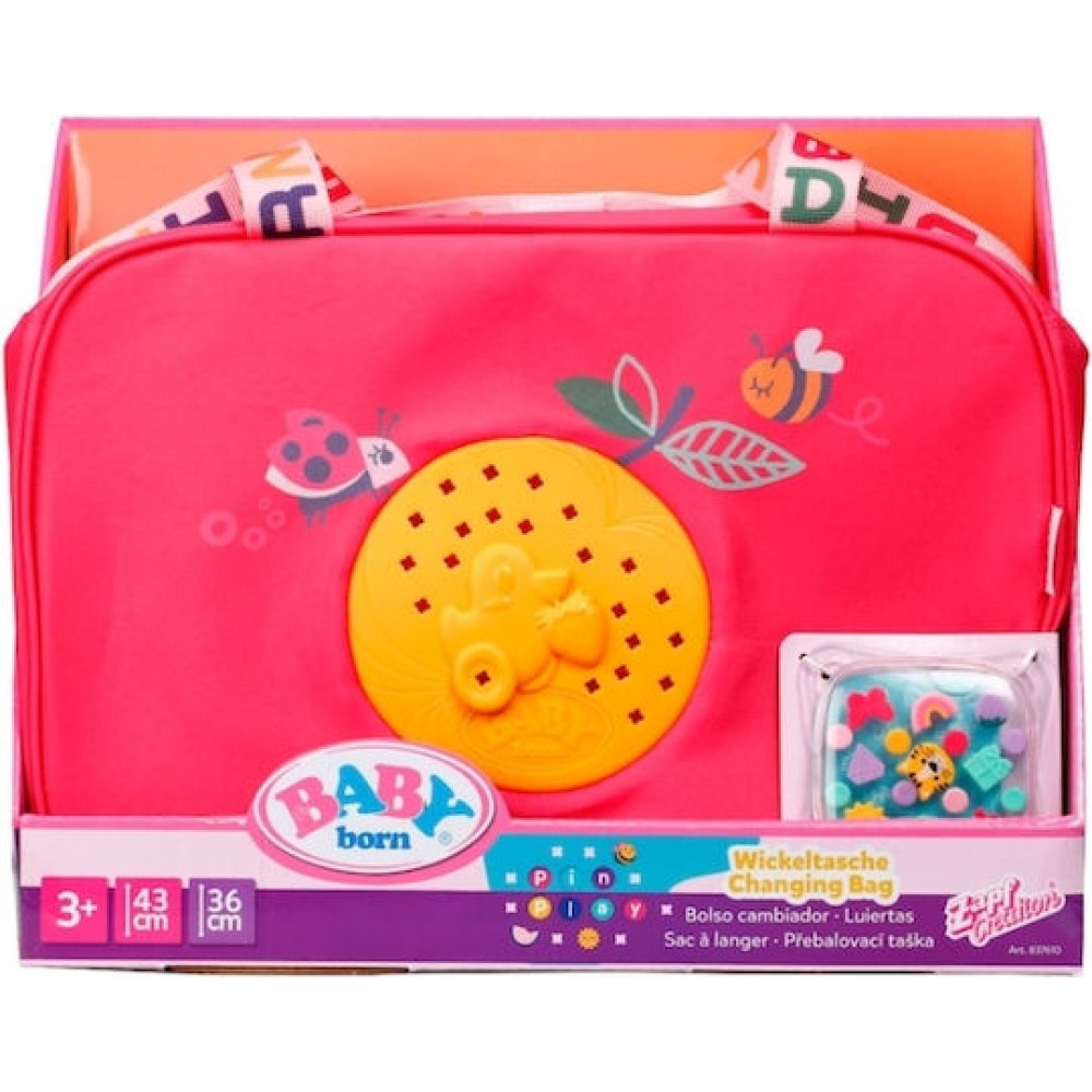 BABY born® Pinplay Wickeltasche
