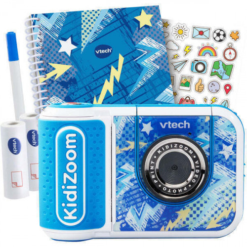 VTech KidiZoom Print Cam Scrapbook Bundle Blue