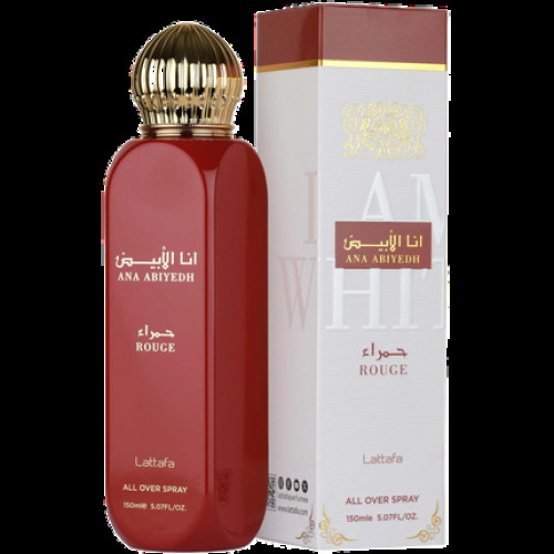 Lattafa All Over Spray Ana Abiyedh Rouge Unisex 150 Ml