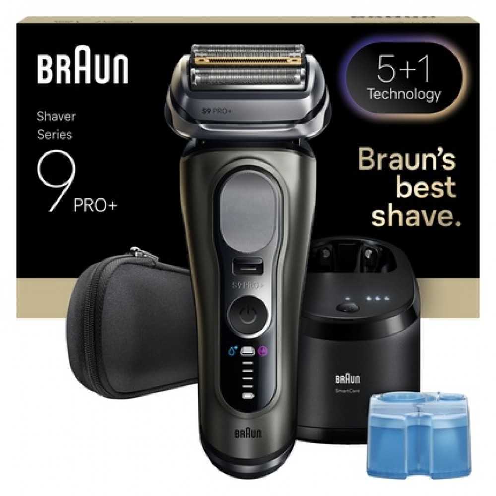 Braun Series 9 Pro Electric Shaver Pro Sensoadapt Smartcare Center 9655cc Graphite Grey