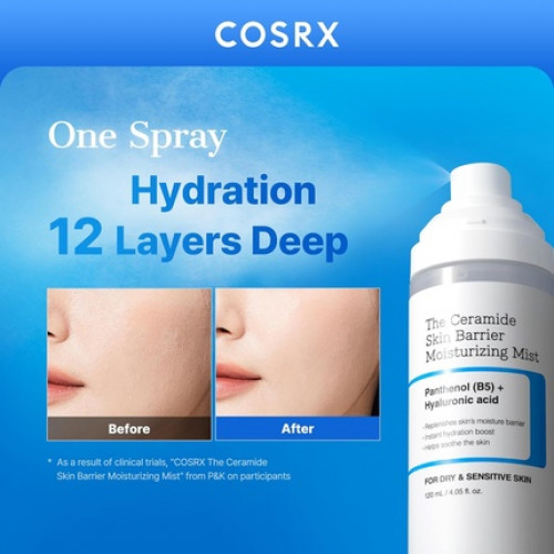 Cosrx Barrier Cream Face Mist Milky Toner with Ceramide and Hyaluronic Acid