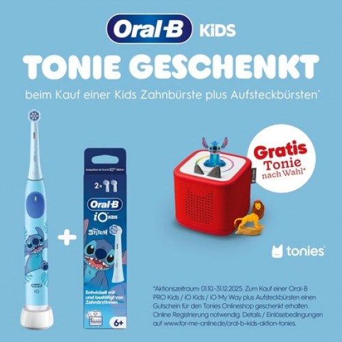 Oral-B IO Kids Disney Stitch Electric Toothbrush for Children