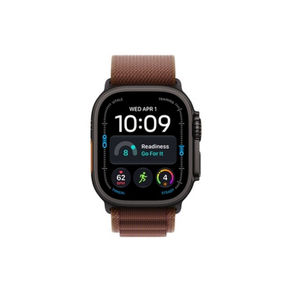 Apple Watch Ultra 4 Titanium Cellular 49mm with Burgundy Alpine Loop