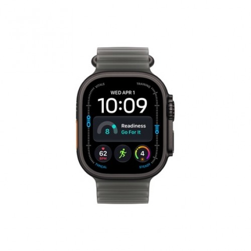 Apple Watch Ultra 4 Titanium Cellular 49mm Half-Transparent Black Ocean Band