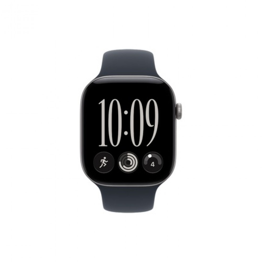 Apple Watch Series 12 Aluminium 46mm Space Gray with Navy Blue Sport Band M/L