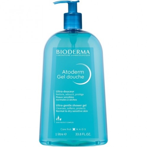 Bioderma Atoderm Gel Douche Body Wash for Normal, Dry & Sensitive Skin 1lt