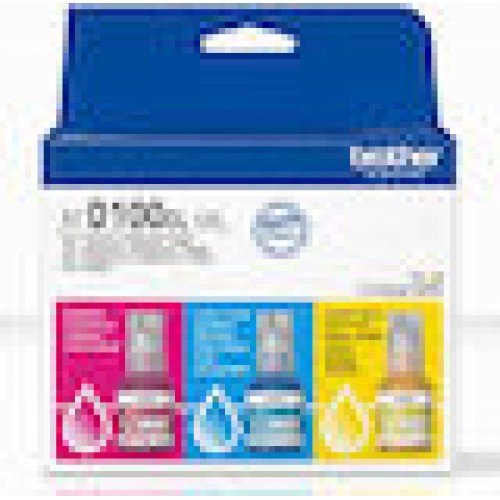 Brother BTD100CLVAL | Multipack Ink Bottles | Magenta, Cyan, Yellow