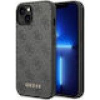 Guess 4G Metal Gold Logo - Case for iPhone 14 (Grey)