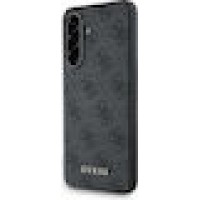 Case Guess 4G Metal Gold Logo for Samsung Galaxy A56 black