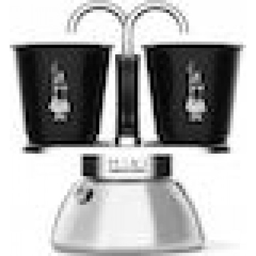 Bialetti - Set Mini Express Induction 2tz Black + 2 Cups