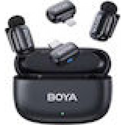 Boya wireless microphone mini-12 Lightning/USB-C, black | Boya
