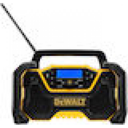 DeWALT XR DAB + Bluetooth radio + ladetajs