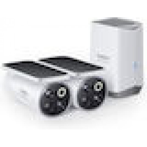 Baseus S1 Pro 3K Dual outdoor camera (white)