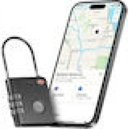 KEYSMART SmartLock TSA Approved Find My Lock, Black