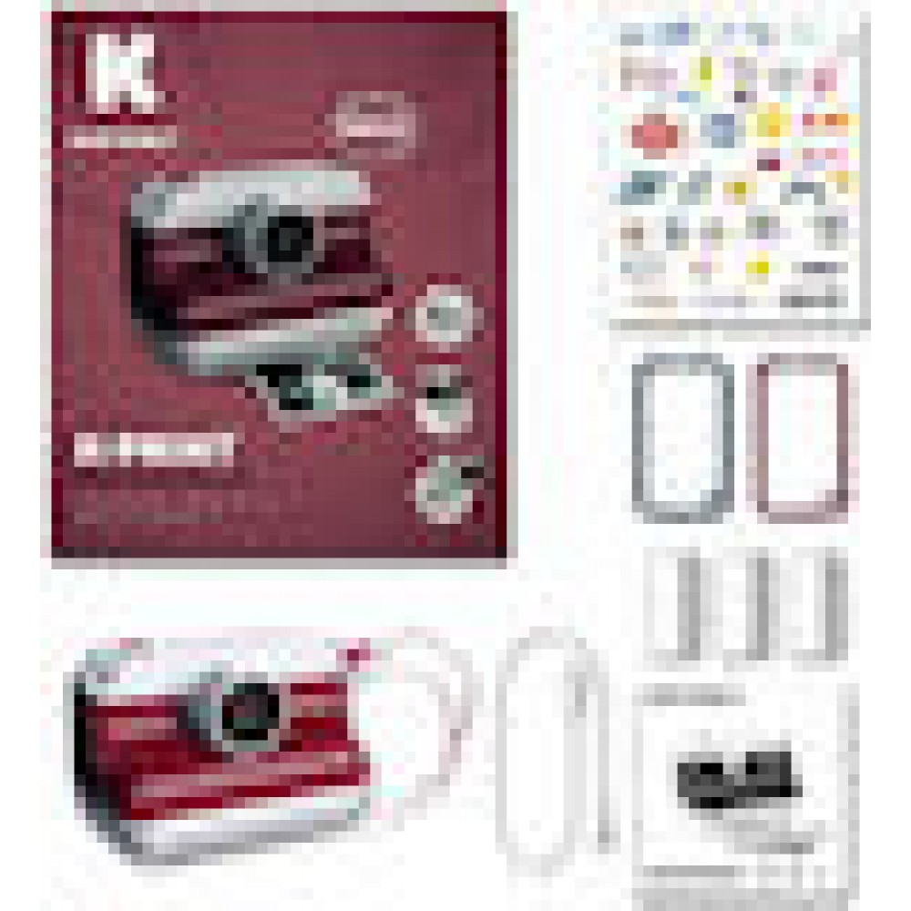 Kidywolf Instant Camera with Selfie Function red