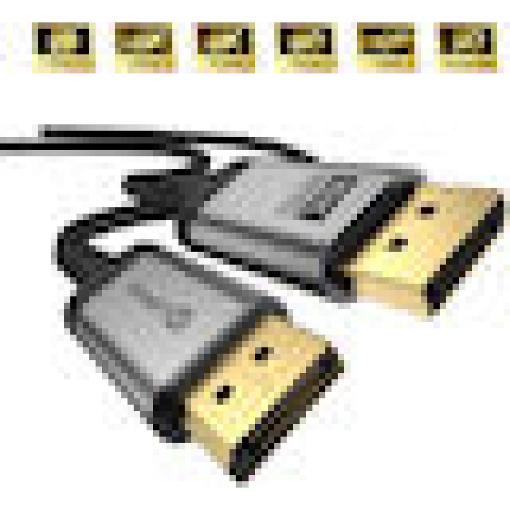 Luvlu Display Port 2.1 Cable Dp To Dp 16k@60hz 8k@120hz 4k@240hz Speed Up To 80gbps Dsc 1.2a Hdr Dynamic 3d Hdcp Double Braided Gold Plated Length 2m