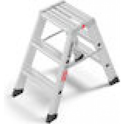 Hailo Master D80 2 x 3 Steps Double-Sided Folding