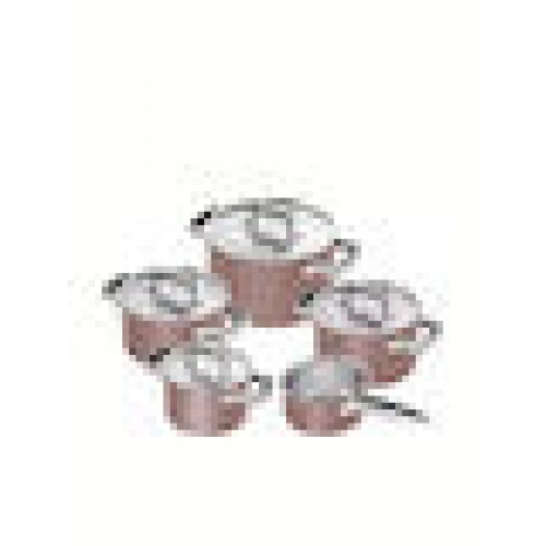 Zwilling J.A. Henckels Pure Cookware Σετ Κατσαρόλες από Ανοξείδωτο Ατσάλι Pink 5τμχ