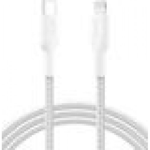 Belkin BOOSTCHARGE geflocht.Kab. Lightn./USB-C 2m ws.CAA022hq2MWH