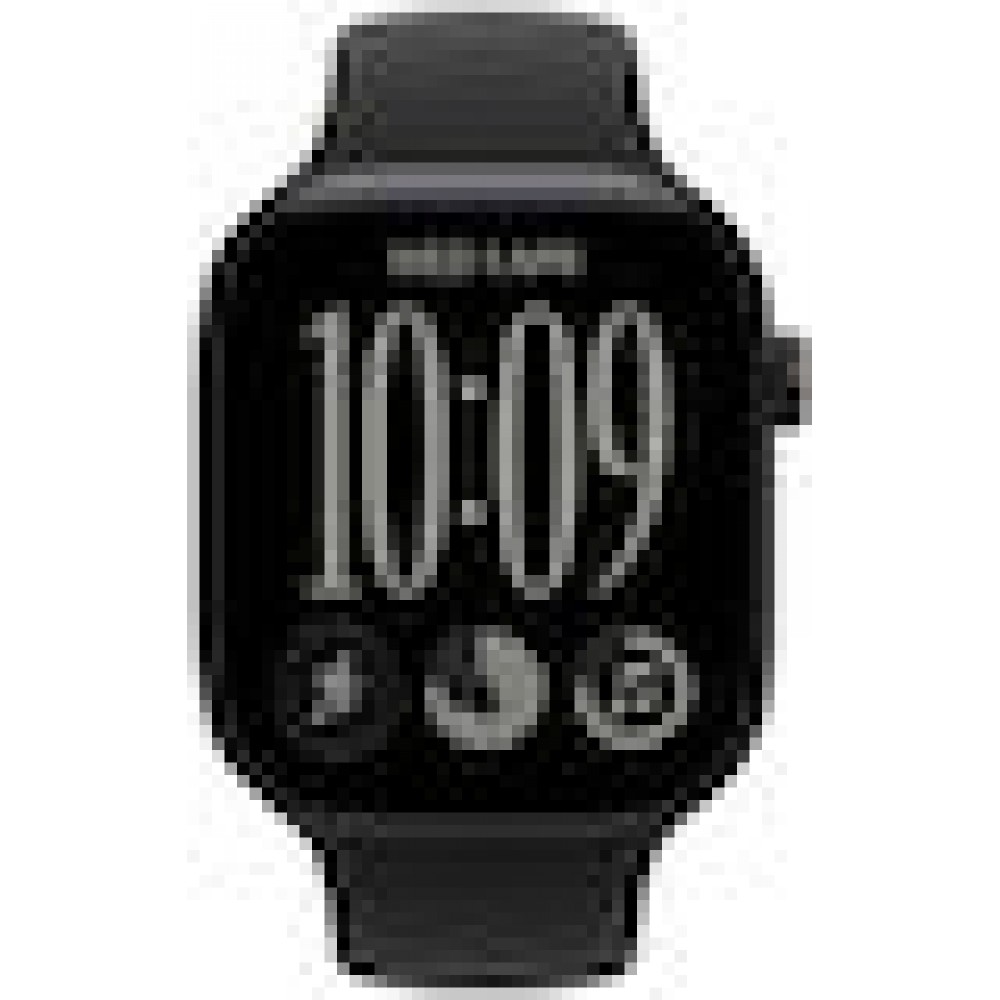 Apple Watch Series 12 GPS + Cellular 46mm Black Aluminium Case with Black Sport Band - M/L
