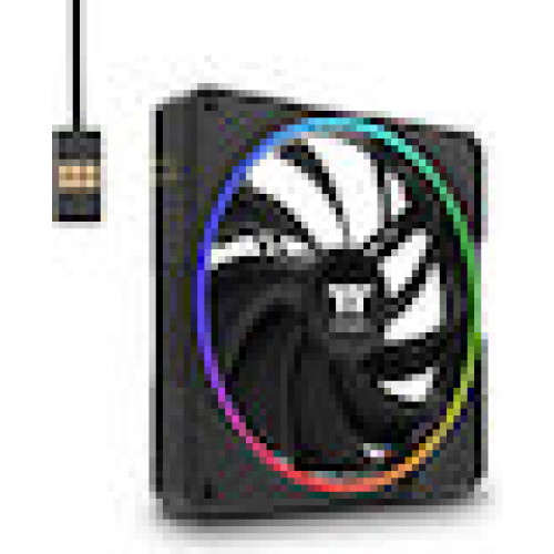 140mm Thermaltake TS140 EX RGB 3Pack Fan Balck
