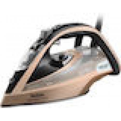 Tefal Ultimate Pure FV9852E0 iron Dry & Steam iron Durilium AirGlide Autoclean soleplate 3200 W Black, Copper