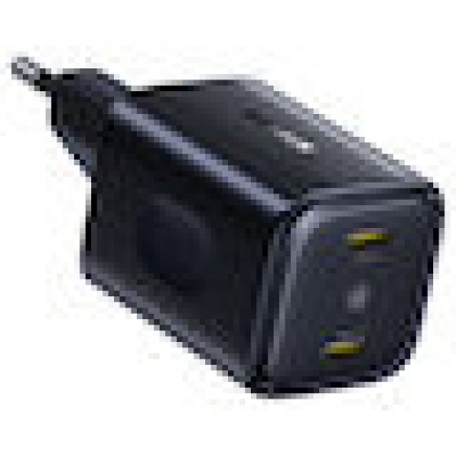 Baseus PicoGo AN13 Power Adapter, 45W, 2x USB Type-C (Black)