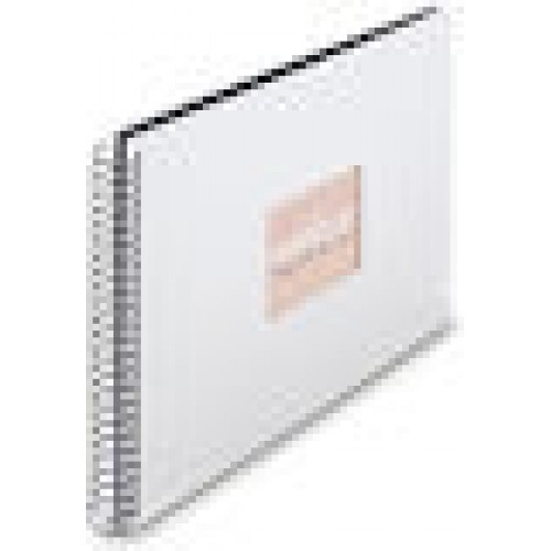 ALBUM FINE ART 36X32/50 MLECZNA BIEL CZARNE KARTKI