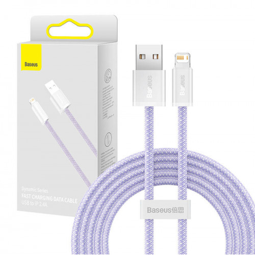 Baseus Dynamic Braided USB to Lightning Cable Μωβ 2m (CALD000505)
