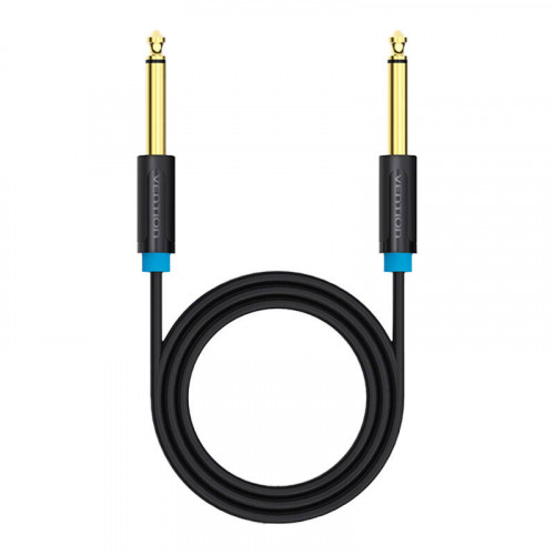 6.35mm TS Male to Male Audio Cable 3m Vention BAABI (black)