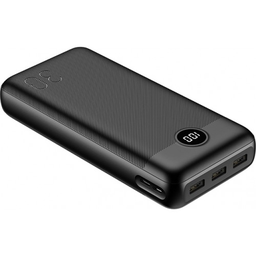 Veger L30 VP3008PD Power Bank 30000mAh 20W με 3 Θύρες USB-A και Θύρα USB-C Power Delivery / Quick Charge Μαύρο