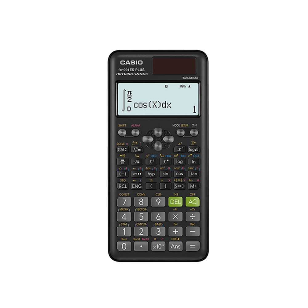 Casio Αριθμομηχανή Επιστημονική FX-991ES Plus 2nd edition 12 Ψηφίων σε Μαύρο Χρώμα