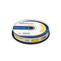 MediaRange DVD+RW 120 4.7GB 4x Rewritable Cake Box x 10 (MR451)
