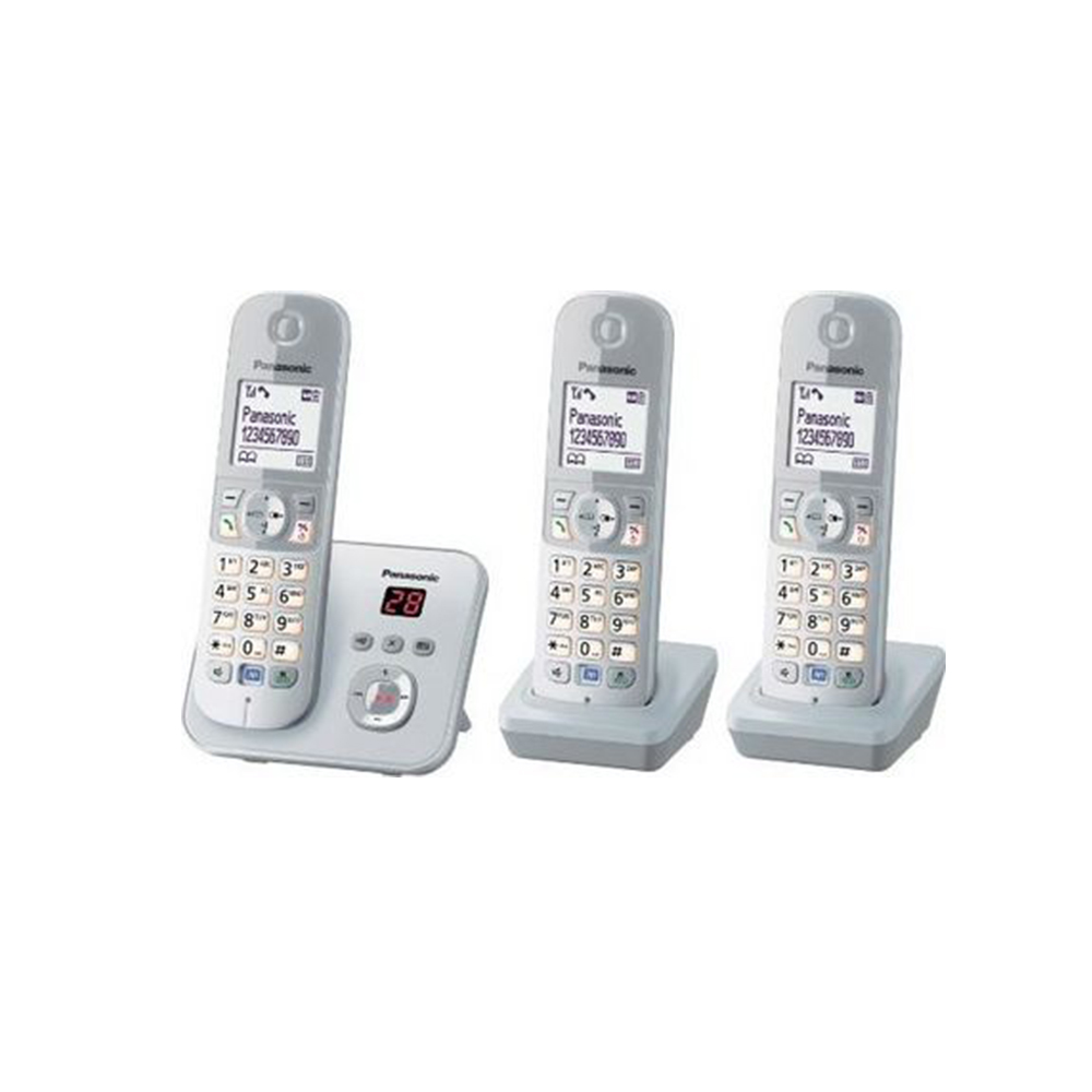 Panasonic Ασύρματο Τηλέφωνο KX-TG6823GS PearlSilver (PANKX-TG6823GS)