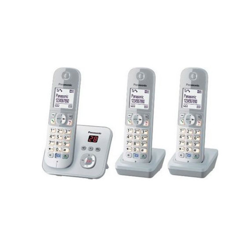 Panasonic Ασύρματο Τηλέφωνο KX-TG6823GS PearlSilver (PANKX-TG6823GS)