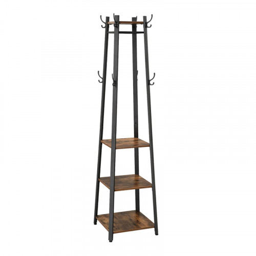 Μεταλλικός Καλόγερος με 3 Ράφια 45 x 45 x 181 cm Vasagle (LCR80X) (VASLCR80X)