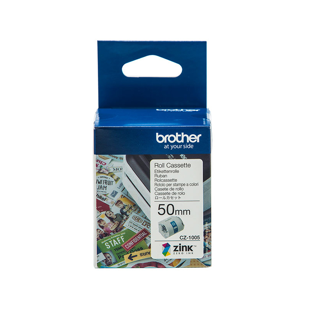 Brother CZ-1005 Ταινία Ετικετογράφου 5m x 50mm σε Λευκό Χρώμα