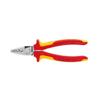 Knipex Πρέσα Ακροδεκτών με Μόνωση (Μήκος 180mm) (KNI9778180)