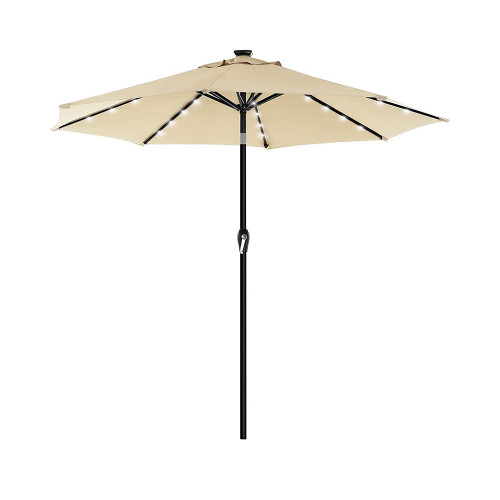 SONGMICS Ομπρέλα Δαπέδου Στρογγυλή 180 g/m² Beige (GPU040M01) (SNGGPU040M01)