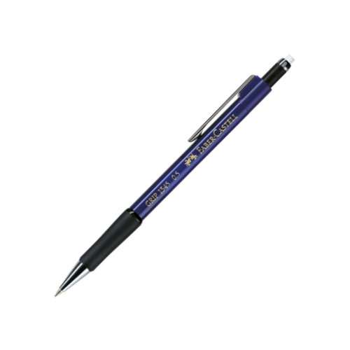 Faber-Castell Μηχανικό Μολύβι 0.5mm με Γόμα - Μπλε Μεταλλικό (134551) (FAB134551)