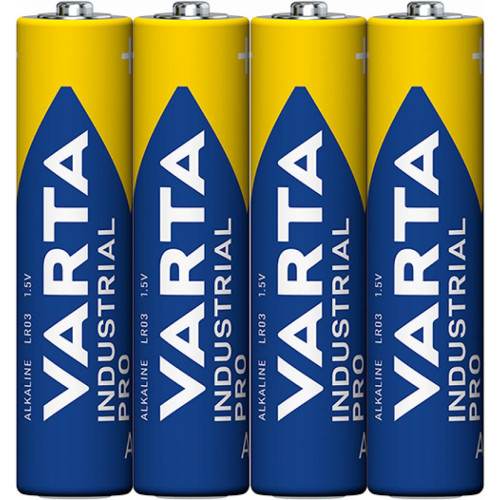 Varta Industrial Pro Αλκαλικές Μπαταρίες AAA LR03 1.5V 4τμχ (4003) (VART4003)