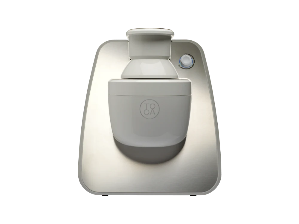 TooA Milano Pro Instant Gelato and Ice Cream maker, Παγωτομηχανή για Άμεση Παραγωγή Παγωτού με Pods | Made in Italy, White 